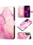 Tecno Pova Neo(Le6) Pembe Mor Altın LS001 Için Mermer Kılıf (Yurt Dışından) 1