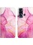 Tecno Pova Neo(Le6) Pembe Mor Altın LS001 Için Mermer Kılıf (Yurt Dışından) 3