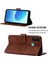 Tecno Spark Go 2021 Kahverengi Için Crossbody Deri Kılıf (Yurt Dışından) 4
