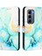 Infinix Hot 50 Pro+ 4g Yeşil Için Mermer Pu Kılıf (Yurt Dışından) 4