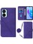 Tecno Spark 9 Pro / Spark 9t Mor Için Çapraz Askılı Deri Kılıf (Yurt Dışından) 1