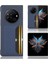 Tecno Phantom V Fold Mavi Için Litchi Doku Kart Yuvası Telefon Kılıfı (Yurt Dışından) 1