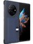 Tecno Phantom V Fold Mavi Için Litchi Doku Kart Yuvası Telefon Kılıfı (Yurt Dışından) 3