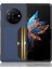 Tecno Phantom V Fold Mavi Için Litchi Doku Kart Yuvası Telefon Kılıfı (Yurt Dışından) 4
