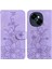 Tecno Spark Go 1 / Pop 9 Pro Için Kabartmalı Pu Kılıf Mor (Yurt Dışından) 1