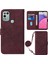 Infinix Hot 11 Play Şarap Kırmızısı Için Crossbody Deri Kılıf (Yurt Dışından) 1