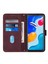 Infinix Hot 11 Play Şarap Kırmızısı Için Crossbody Deri Kılıf (Yurt Dışından) 3