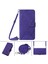 Tecno Spark 5 Air / Spark 6 Air Purple Için Crossbody Deri Kılıf (Yurt Dışından) 1