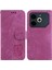 Tecno Pova 6 Neo Rose Red Için Tiger Deri Kılıf (Yurt Dışından) 1
