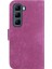 Infinix Hot 50 4g Rose Red Için Kabartmalı Deri Kılıf (Yurt Dışından) 4