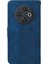 Tecno Spark 30C Mavi Için Kabartmalı Deri Kılıf (Yurt Dışından) 4