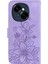 Tecno Spark Go 1 / Pop 9 Pro Için Kabartmalı Pu Kılıf Mor (Yurt Dışından) 4