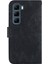 Infinix Hot 50 4g Siyah Için Kabartmalı Deri Kılıf (Yurt Dışından) 4