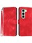 Infinix Hot 50 5g Kırmızı Için Çizgi Desenli Pu Kılıf (Yurt Dışından) 1