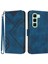 Infinix Hot 50 5g Kraliyet Mavisi Için Çizgi Desenli Pu Kılıf (Yurt Dışından) 1