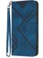 Infinix Hot 50 5g Kraliyet Mavisi Için Çizgi Desenli Pu Kılıf (Yurt Dışından) 2