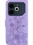 Tecno Pova 6 Neo Mor Için Kabartmalı Pu Kılıf (Yurt Dışından) 4