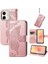Infinix Smart 9 Rose Gold Için Aşk Çiçeği Kabartmalı Kılıf (Yurt Dışından) 1