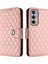Samsung Galaxy M35 Siyah Için Eşkenar Dörtgen Deri Kılıf (Yurt Dışından) 5