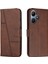 Infinix Hot 30I Brown Için Buzağı Dokulu Pu Kılıf (Yurt Dışından) 1