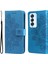 Tecno Camon 18 Mavi Için Pu Telefon Kılıfı (Yurt Dışından) 1
