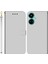 Tecno Camon 19 Gümüş Için Taklit Ayna Pu Kılıf (Yurt Dışından) 1