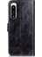 Sony Xperia Için Retro Crazy Horse Doku Pu Kılıfı 5 Iv Siyah (Yurt Dışından) 4