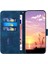 Infinix Hot 50I / Smart 9 Kraliyet Mavisi Için Kabartmalı Deri Kılıf (Yurt Dışından) 3