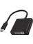 Usb3.1 Tip C Erkek To DVI Kablo Dönüştürücü Tip C Genişletilmiş Güç Adaptörü Kablo Konnektörü Dizüstü Monitör Siyah (Yurt Dışından) 1
