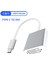 Usb3.1 Tip C Erkek To DVI Kablo Dönüştürücü Tip C Genişletilmiş Güç Adaptörü Kablo Konnektörü Dizüstü Monitör Siyah (Yurt Dışından) 2