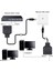 2'si 1 Arada RJ45 Ayırıcı Lan Ethernet Ağ RJ45 Konnektör Genişletici Adaptör Kablosu 1 Erkek - 2 Dişi (25 Cm) (Yurt Dışından) 5