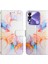 Tecno Spark 8 Galaxy Mermer Beyaz LS004 Için Mermer Kılıf (Yurt Dışından) 3