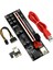 Adet VER011 Pro Yükseltici Kart Pcı-E 1x Ila 16X Usb3.0 6pın Grafik Uzatma Kablosu 10 Katı Kapasitörlü B250 B75 Btc (Yurt Dışından) 1