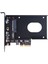 U2X4 Pcie 4.0 X4 U.2 Adaptör Kartı SFF-8639 U.2 Bilgisayar Donanım Aksesuarları PM983 (Yurt Dışından) 1
