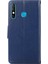 Infinix Hot 8 / Hot 8 / Tecno Camon 12 Kraliyet Mavisi Için Deri Kılıf (Yurt Dışından) 4