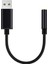 USB - 3,5 mm Kulaklık Jakı Ses Adaptörü, Pc Için Harici Stereo Ses Kartı, Dizüstü Bilgisayar, Ps4 Için, Mac Vb Için (0,6 Feet, Siyah) (Yurt Dışından) 1