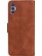 Tecno Spark 8 Pro Kahverengi Için Skin Fe Pu Kılıf (Yurt Dışından) 4