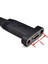 USB 3.1 Tip C Ön Panel Başlık Uzatma Kablosu, Tip E - USB 3.1 Tip C Kablo, Dahili Adaptör Kablosu, PANELLI(50CM) (Yurt Dışından) 4