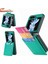Samsung Galaxy Z Flip5 Green Için Junsunmay Deri Deri Pc Kılıfı (Yurt Dışından) 1