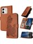 Infinix Hot 50I / Smart 9 Kahverengi Için Datura Kabartmalı Kılıf (Yurt Dışından) 1