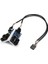 Anakart USB 2.0 9pin Başlık 1 Ila 4 Uzatma Hub Splitter Adaptörü Dönüştürücü 30CM 9-Pin Dahili Kablo (Yurt Dışından) 1