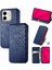 Infinix Smart 9 Mavi Için Kübik Preslenmiş Deri Kılıf (Yurt Dışından) 1