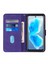 Tecno Camon 18P Mor Için Crossbody Deri Kılıf (Yurt Dışından) 3
