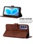 Tecno Camon 18P Kahverengi Için Crossbody Deri Kılıf (Yurt Dışından) 4