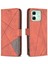 Infinix Smart 9 / Hot 50I Kahverengi Için BF05 Deri Kılıf (Yurt Dışından) 1