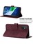 Infinix Note 10 Şarap Kırmızısı Için Crossbody Deri Kılıf (Yurt Dışından) 4