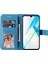 Infinix Note 12 / G96 Mavi Için 7 Yapraklı Çiçek Deri Kılıf (Yurt Dışından) 4