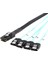 Mini Sas 36PIN (SFF-8087) Erkek - 4 Sata 7pin Dişi Kablo, Mini Sas Ana Bilgisayar/denetleyici - 4 Sata Hedef/arka Panel 1.0m (Yurt Dışından) 2