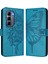 Infinix Hot 50 Pro+ 4g Mavi Için Kabartmalı Pu Kılıf (Yurt Dışından) 4