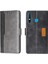 Infinix Hot 8/hot 8 Lite/tecno Camon 12 Siyah + Gri Için Pu Kılıf (Yurt Dışından) 1